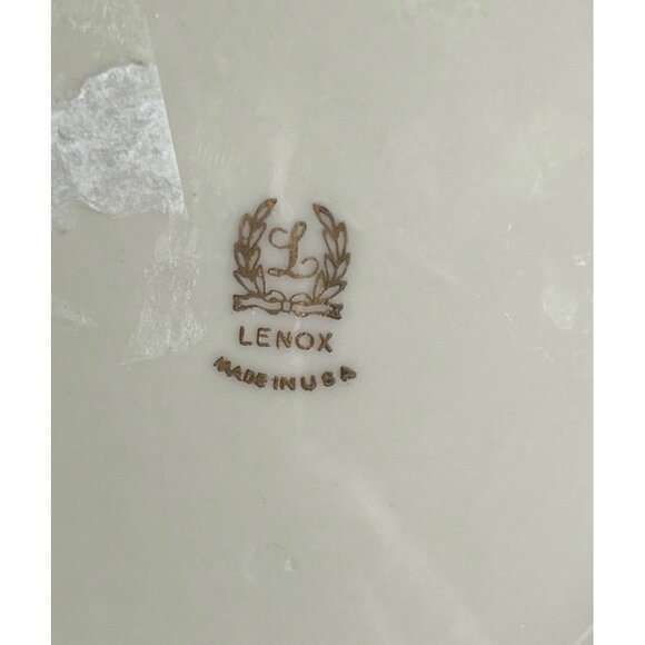 Lenox Ivory Porcelain Embossed Floral Vase 10.5" Made In USA - Picture 2 of 7